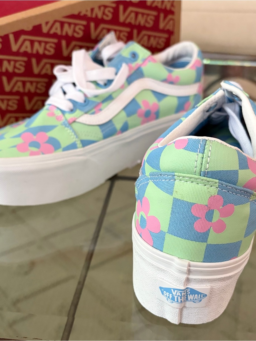 Vans Multicolor Canvas Low-Top Sneakers - Picture 4 of 6